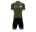 Israel Green Code Cycling Speedsuit for Men