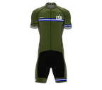 Israel Green Code Cycling Speedsuit for Men