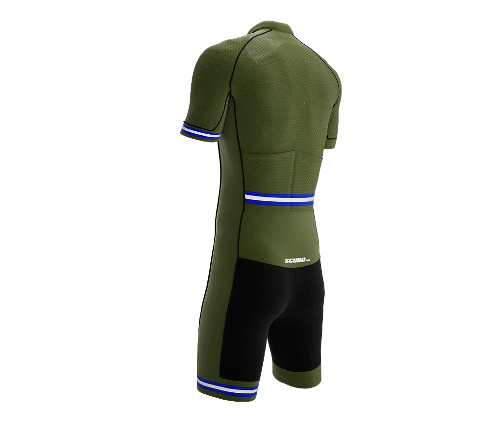 Israel Green Code Cycling Speedsuit for Men
