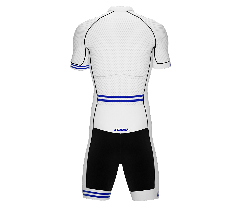 Israel White Code Cycling Speedsuit for Men