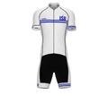 Israel White Code Cycling Speedsuit for Men