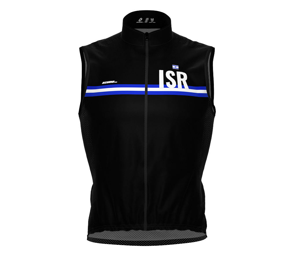 Wind Breaker Cycling Running Sports Vest Israel Country Code for Men And Women