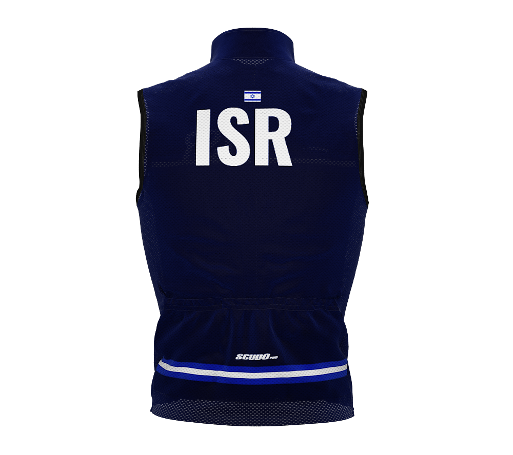 Wind Breaker Cycling Running Sports Vest Israel Country Code for Men And Women