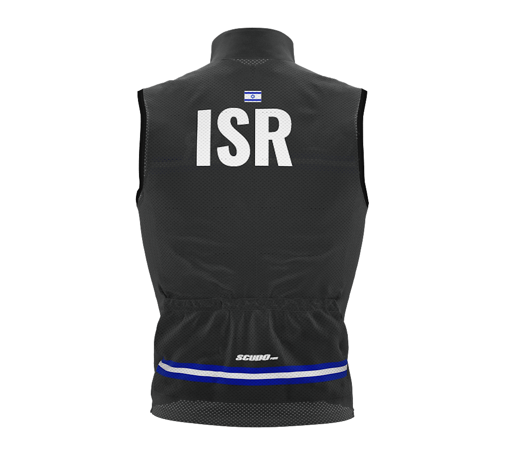 Wind Breaker Cycling Running Sports Vest Israel Country Code for Men And Women