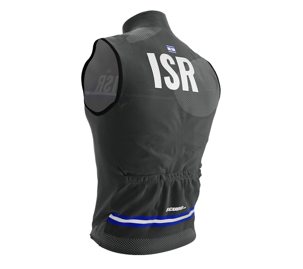 Wind Breaker Cycling Running Sports Vest Israel Country Code for Men And Women