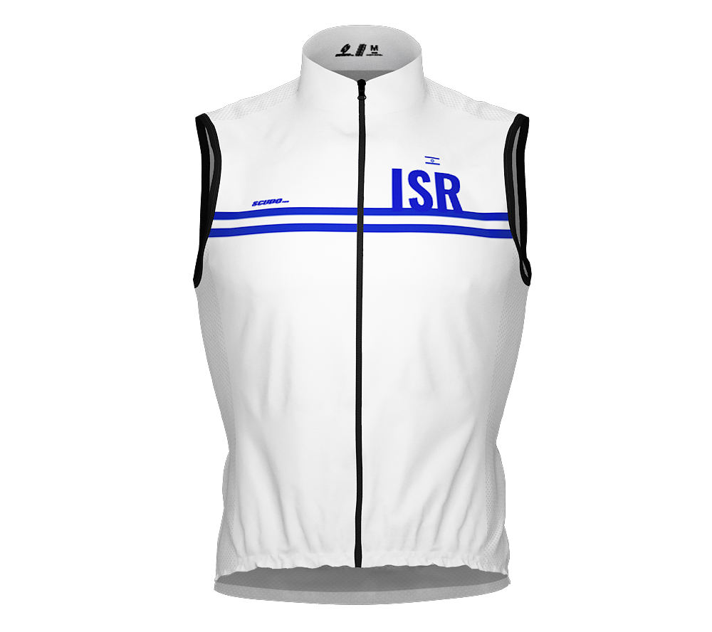 Wind Breaker Cycling Running Sports Vest Israel Country Code for Men And Women