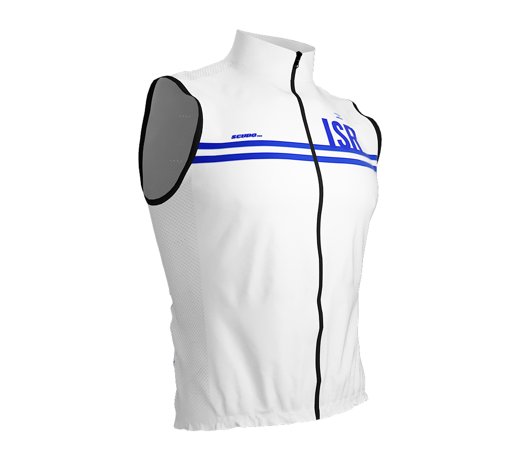 Wind Breaker Cycling Running Sports Vest Israel Country Code for Men And Women