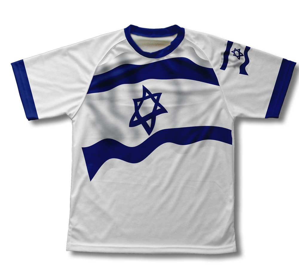 Israel Flag Technical T-Shirt for Men and Women