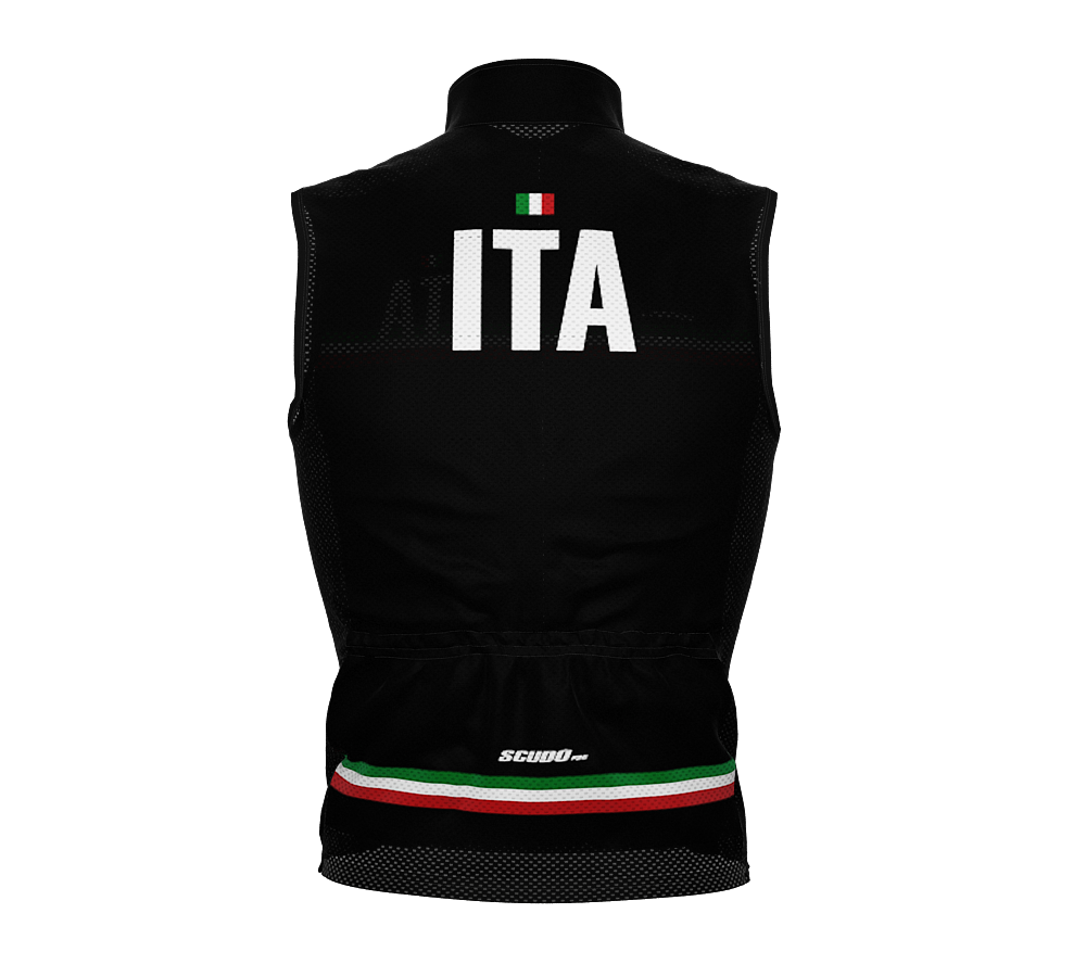 Wind Breaker Cycling Running Sports Vest Italy Country Code for Men And Women