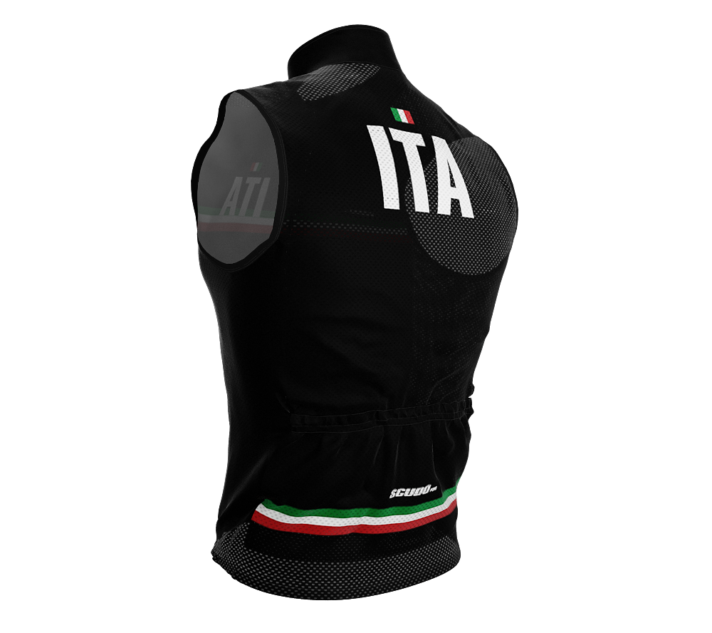 Wind Breaker Cycling Running Sports Vest Italy Country Code for Men And Women