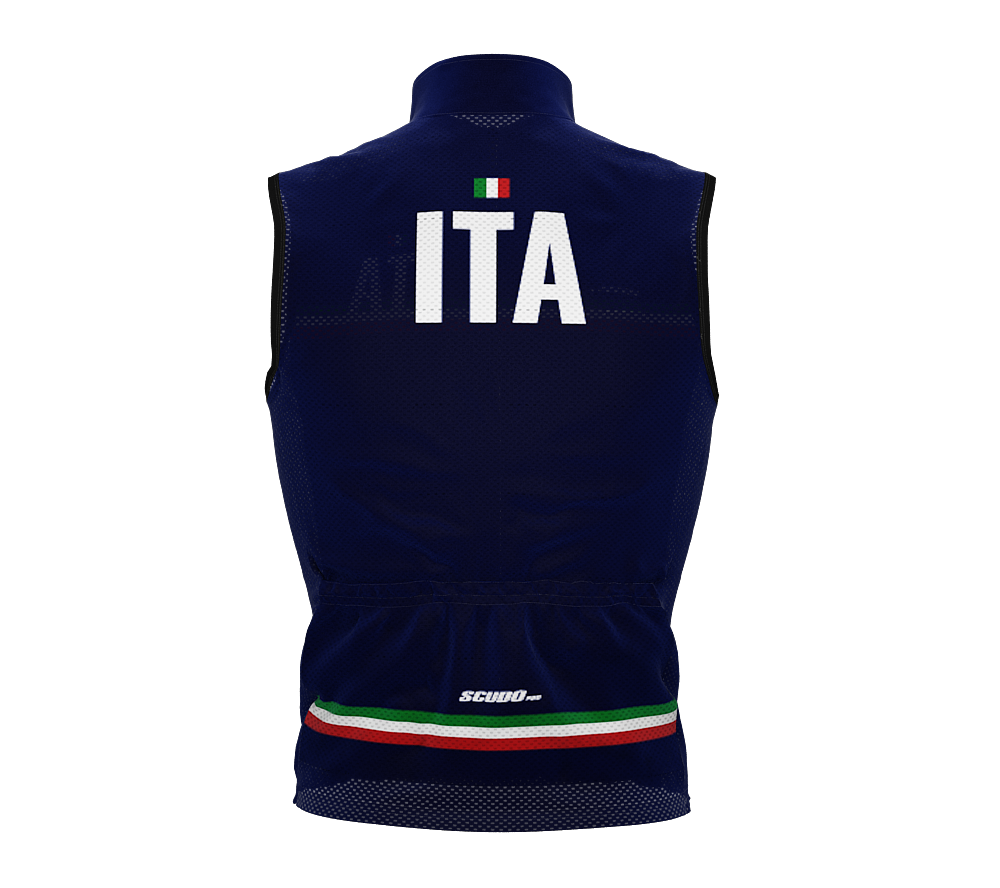 Wind Breaker Cycling Running Sports Vest Italy Country Code for Men And Women