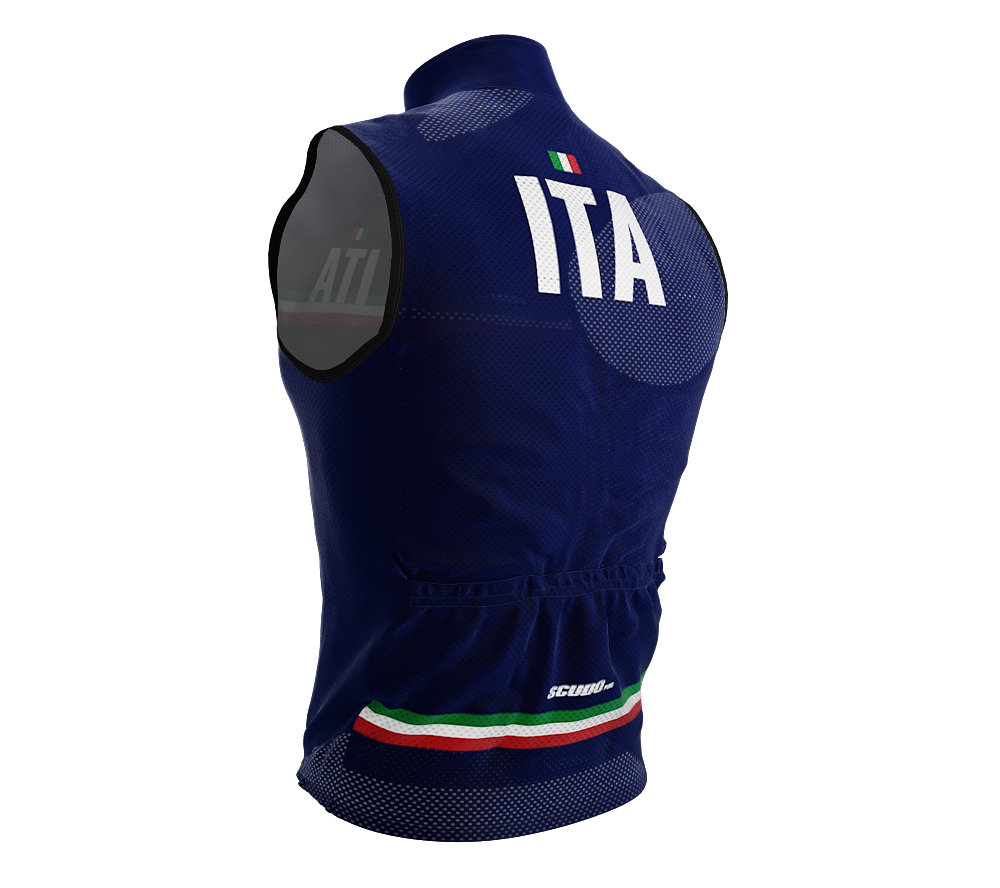 Wind Breaker Cycling Running Sports Vest Italy Country Code for Men And Women