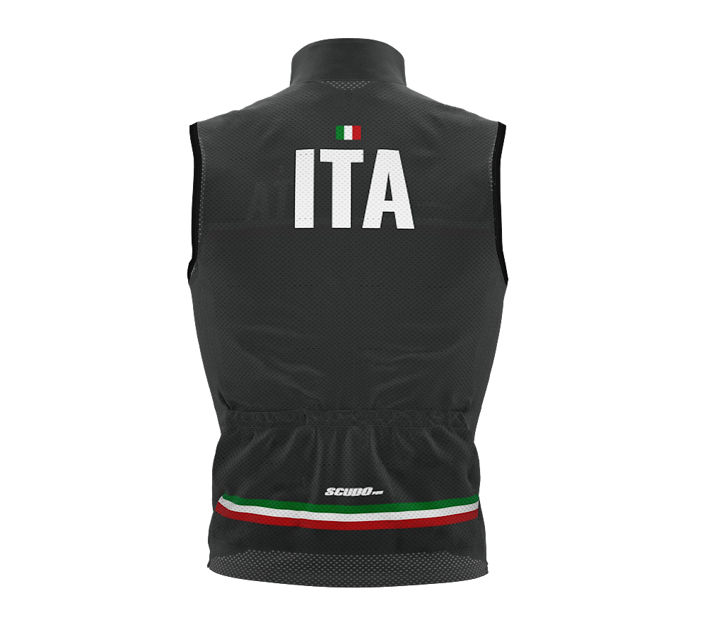 Wind Breaker Cycling Running Sports Vest Italy Country Code for Men And Women