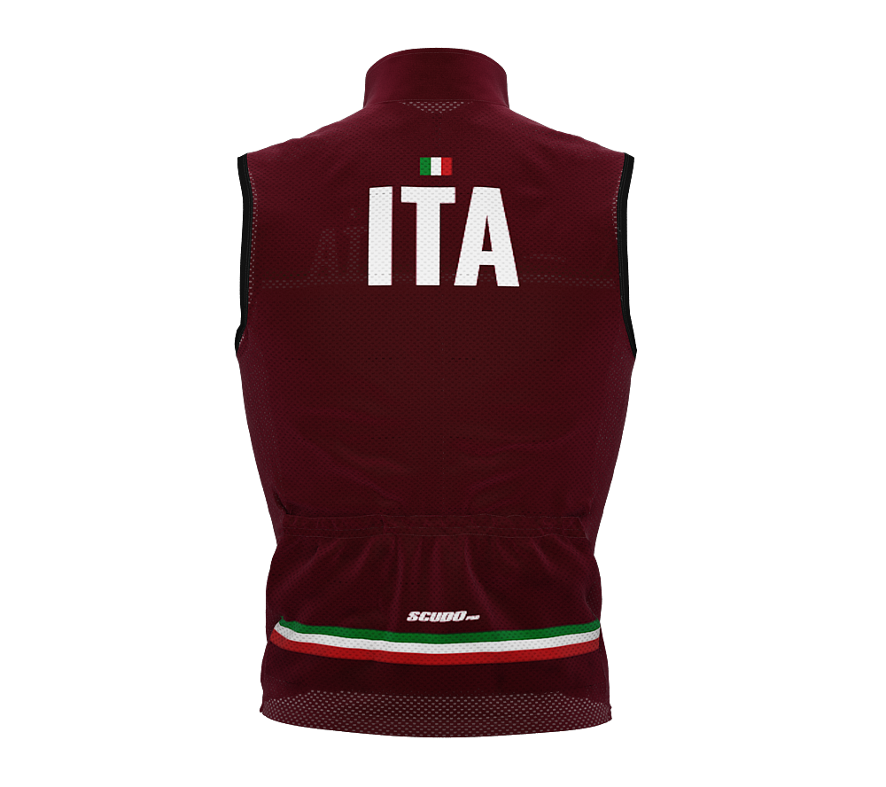 Wind Breaker Cycling Running Sports Vest Italy Country Code for Men And Women