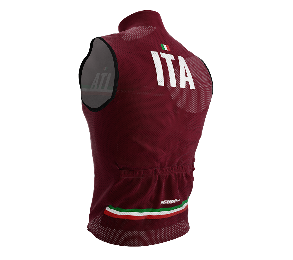 Wind Breaker Cycling Running Sports Vest Italy Country Code for Men And Women