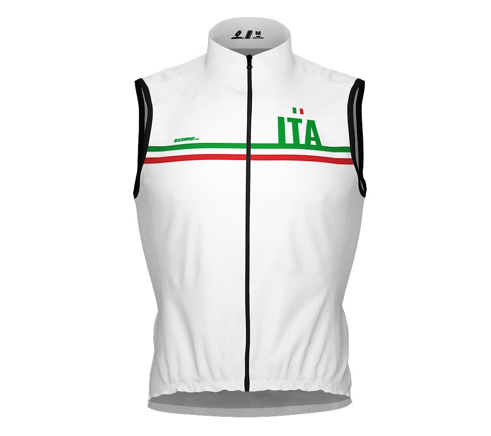 Wind Breaker Cycling Running Sports Vest Italy Country Code for Men And Women