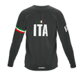 MTB BMX Cycling Jersey Long Sleeve Code Italy Gray for Men and Women