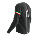 MTB BMX Cycling Jersey Long Sleeve Code Italy Gray for Men and Women