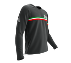 MTB BMX Cycling Jersey Long Sleeve Code Italy Gray for Men and Women