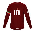 MTB BMX Cycling Jersey Long Sleeve Code Italy Vine for Men and Women