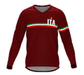 MTB BMX Cycling Jersey Long Sleeve Code Italy Vine for Men and Women