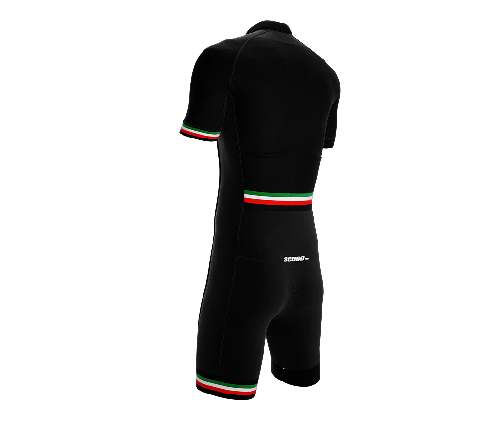 Italy Black Code Cycling Speedsuit for Men