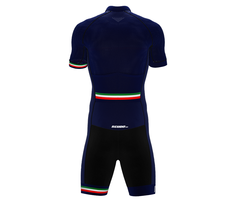 Italy Blue Code Cycling Speedsuit for Men