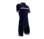 Italy Blue Code Cycling Speedsuit for Men