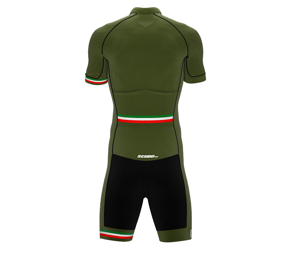 Italy Green Code Cycling Speedsuit for Men