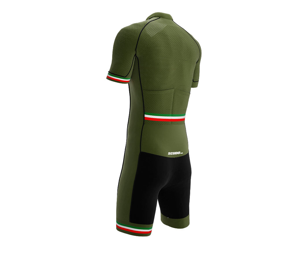 Italy Green Code Cycling Speedsuit for Men