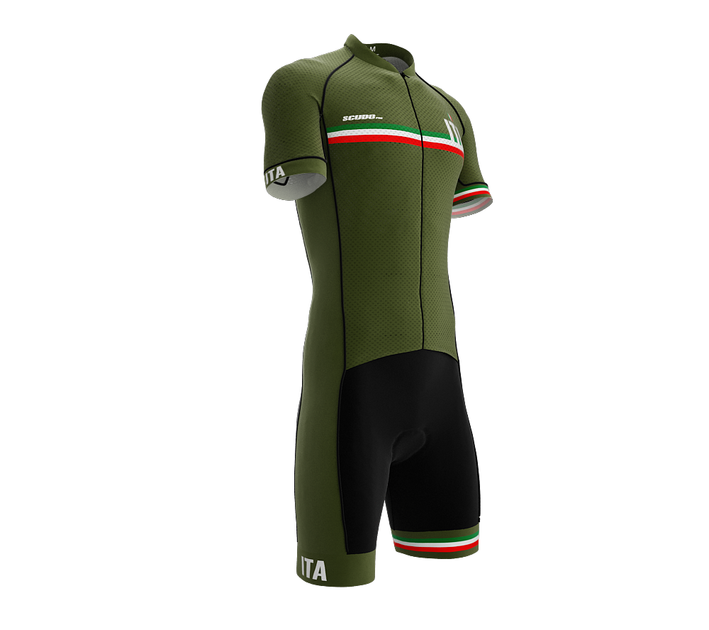 Italy Green Code Cycling Speedsuit for Men