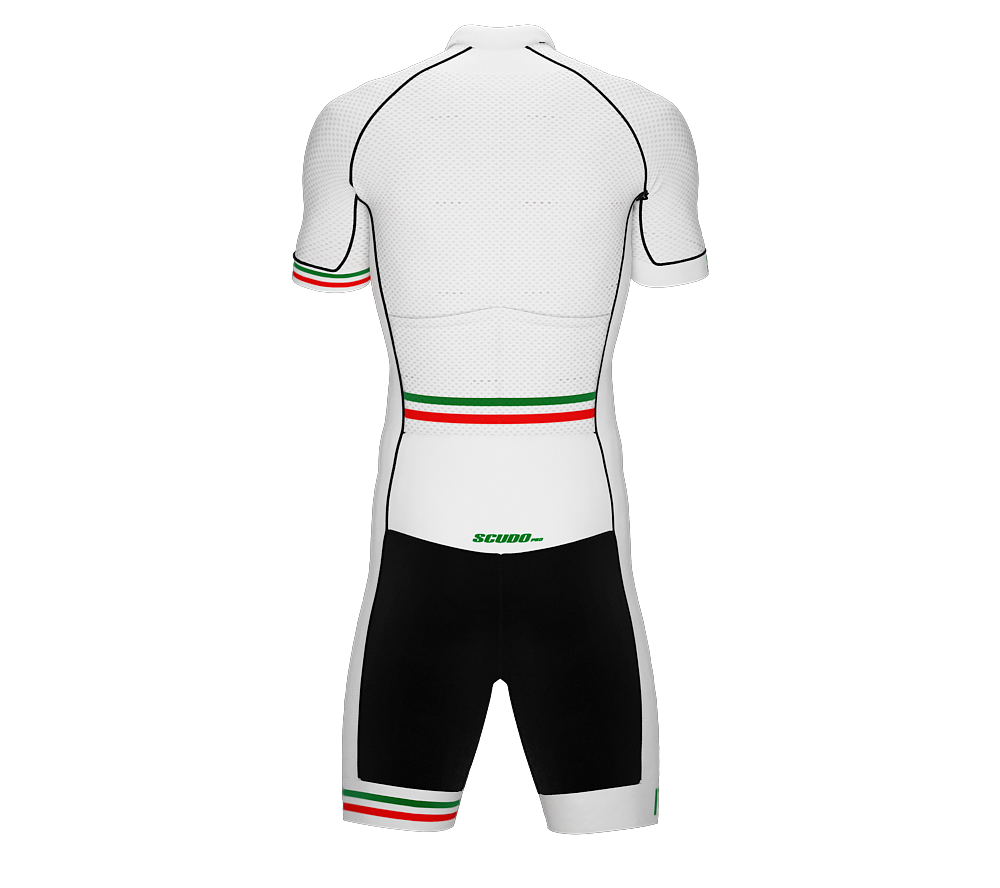 Italy White Code Cycling Speedsuit for Men