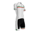 Italy White Code Cycling Speedsuit for Men