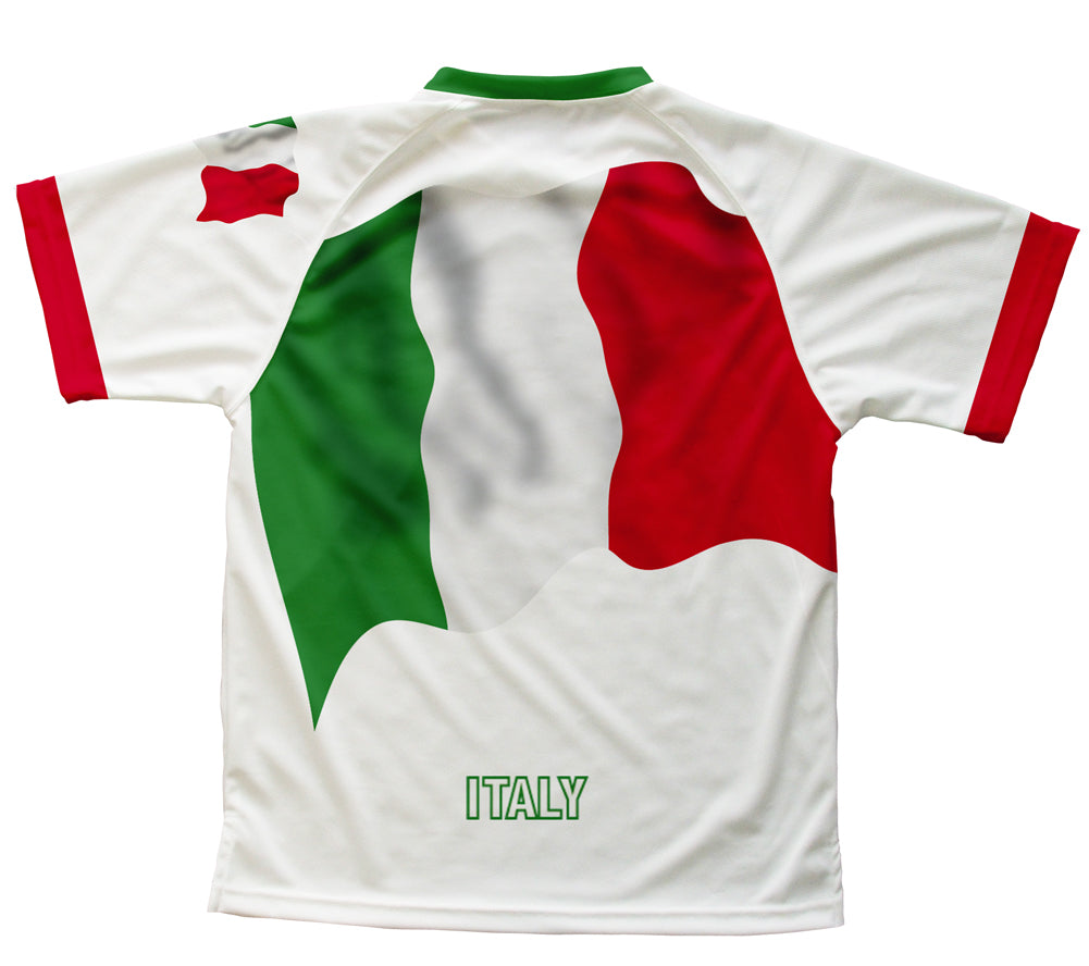 Italy Flag Technical T-Shirt for Men and Women