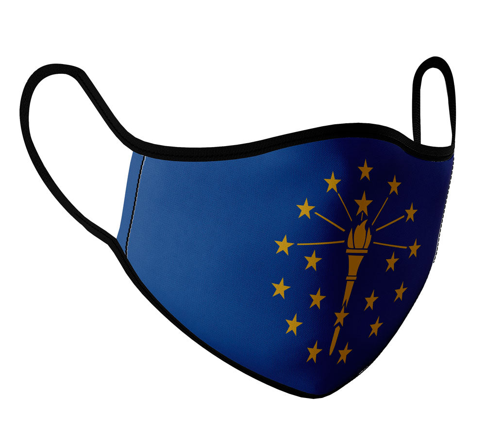 Indiana - Face Mask with fluid and moisture resistant fabric. Reusable and Washable