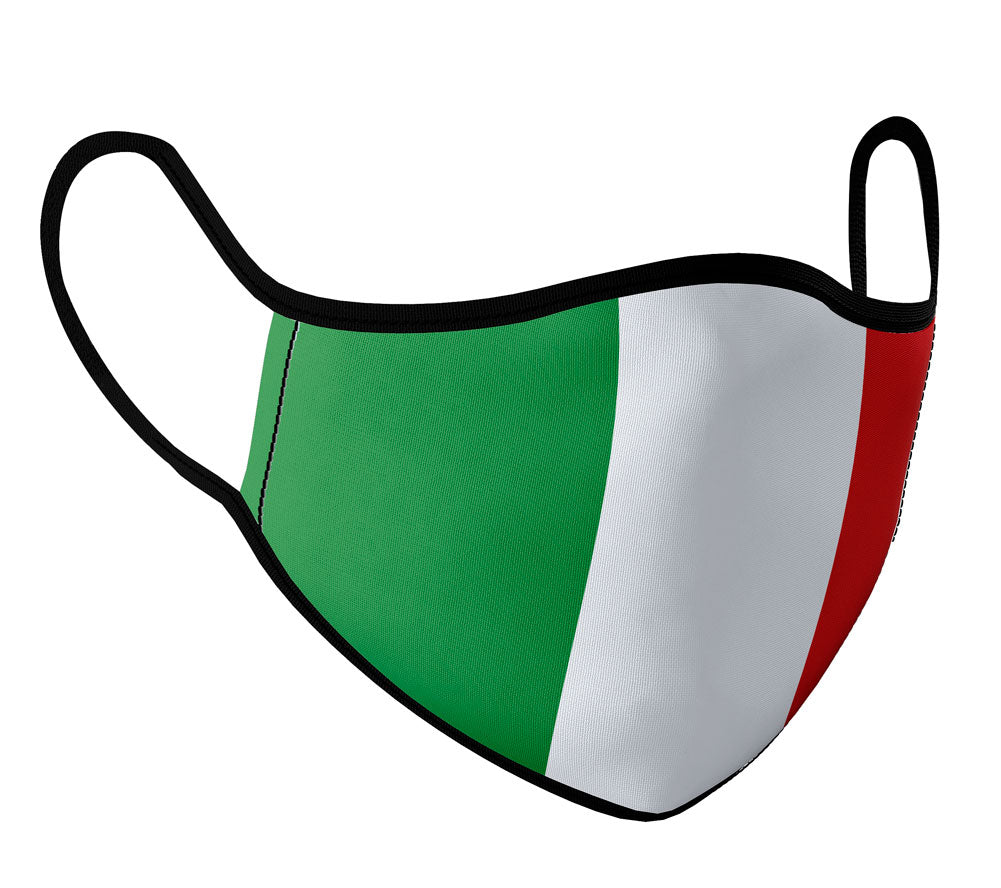 Italy  - Face Mask with fluid and moisture resistant fabric. Reusable and Washable