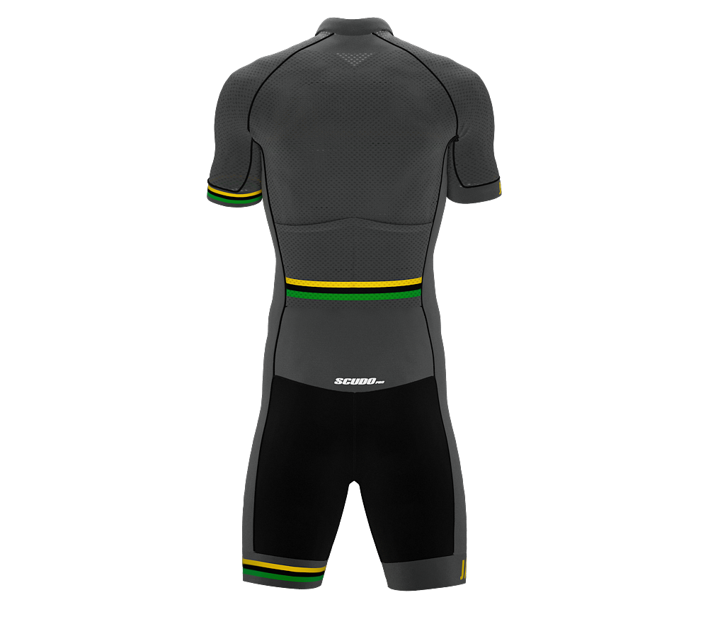 Jamaica Gray Code Cycling Speedsuit for Men