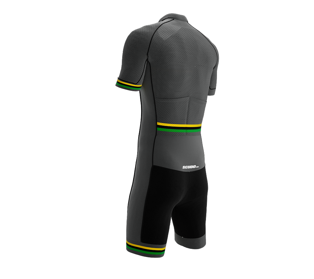 Jamaica Gray Code Cycling Speedsuit for Men