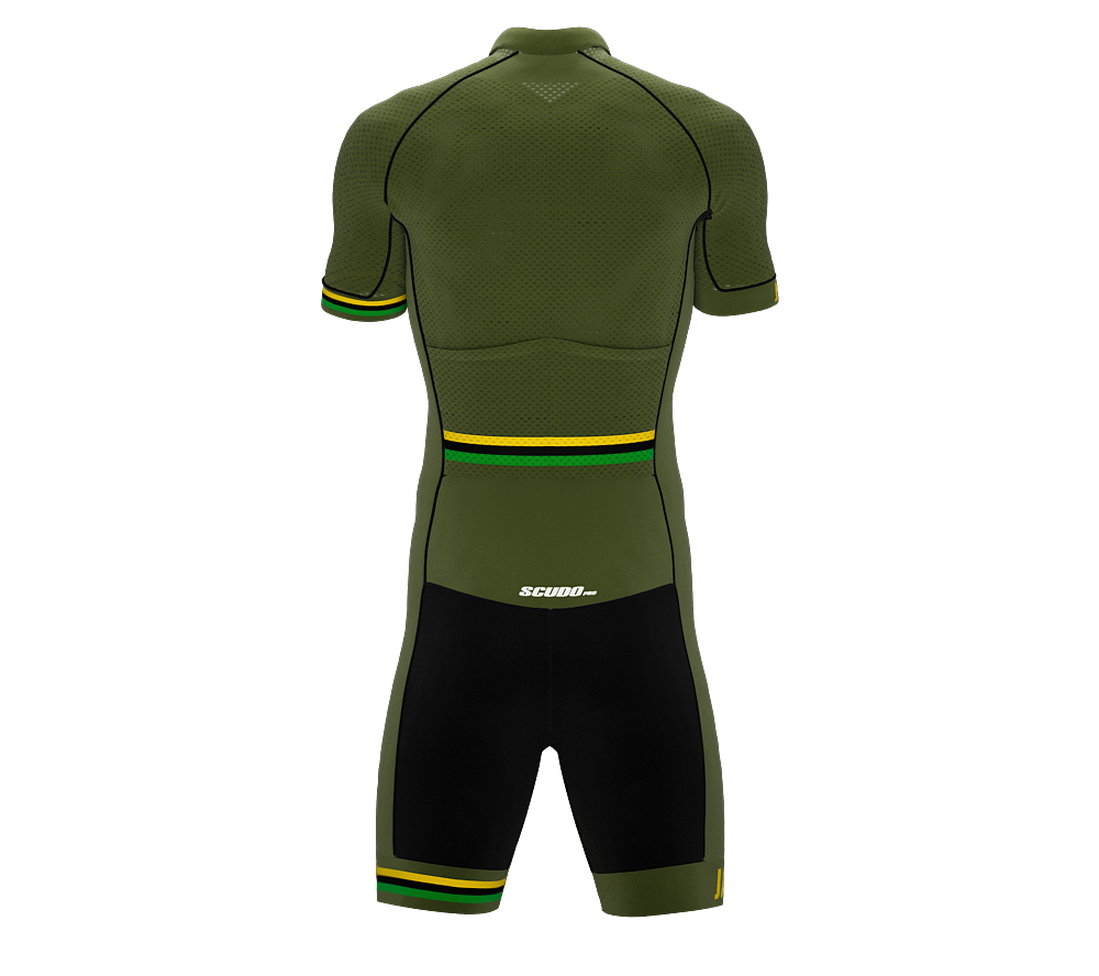 Jamaica Green Code Cycling Speedsuit for Men