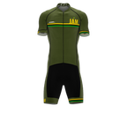 Jamaica Green Code Cycling Speedsuit for Men