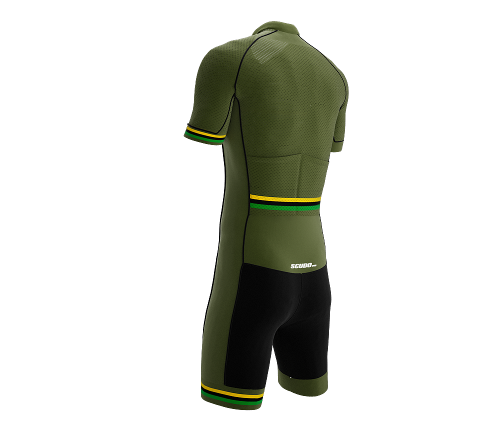Jamaica Green Code Cycling Speedsuit for Men