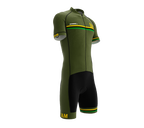 Jamaica Green Code Cycling Speedsuit for Men