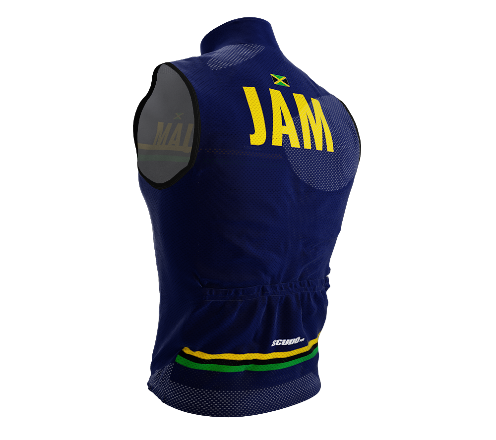 Wind Breaker Cycling Running Sports Vest Jamaica Country Code for Men And Women