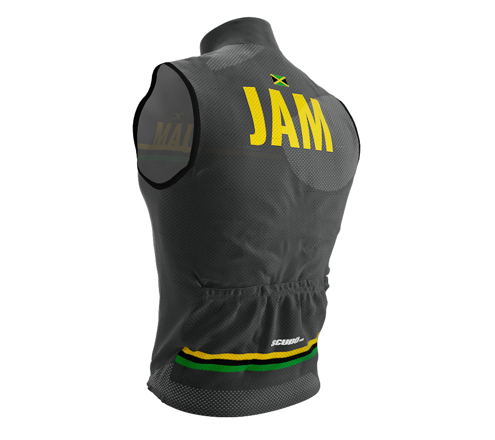 Wind Breaker Cycling Running Sports Vest Jamaica Country Code for Men And Women
