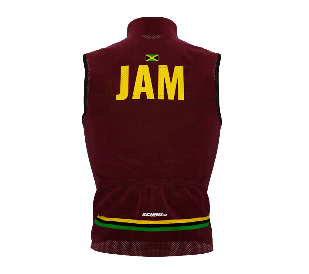 Wind Breaker Cycling Running Sports Vest Jamaica Country Code for Men And Women