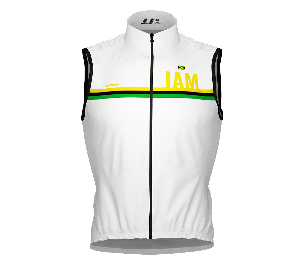 Wind Breaker Cycling Running Sports Vest Jamaica Country Code for Men And Women
