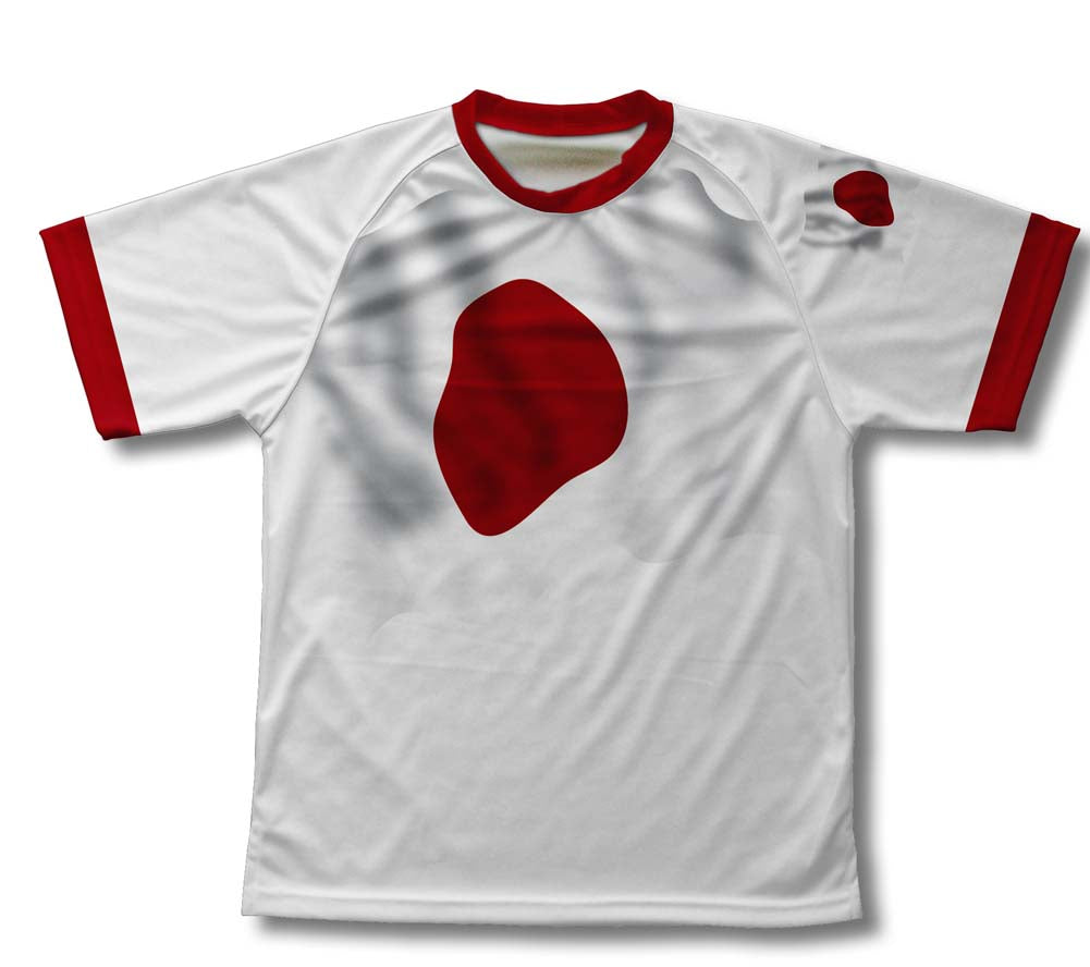 Japan Flag Technical T-Shirt for Men and Women