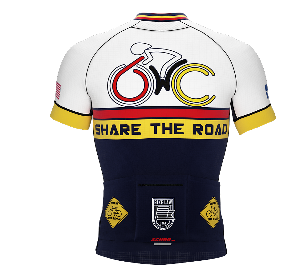 6WC Short Sleeve Cycling PRO Jersey for Men and Women