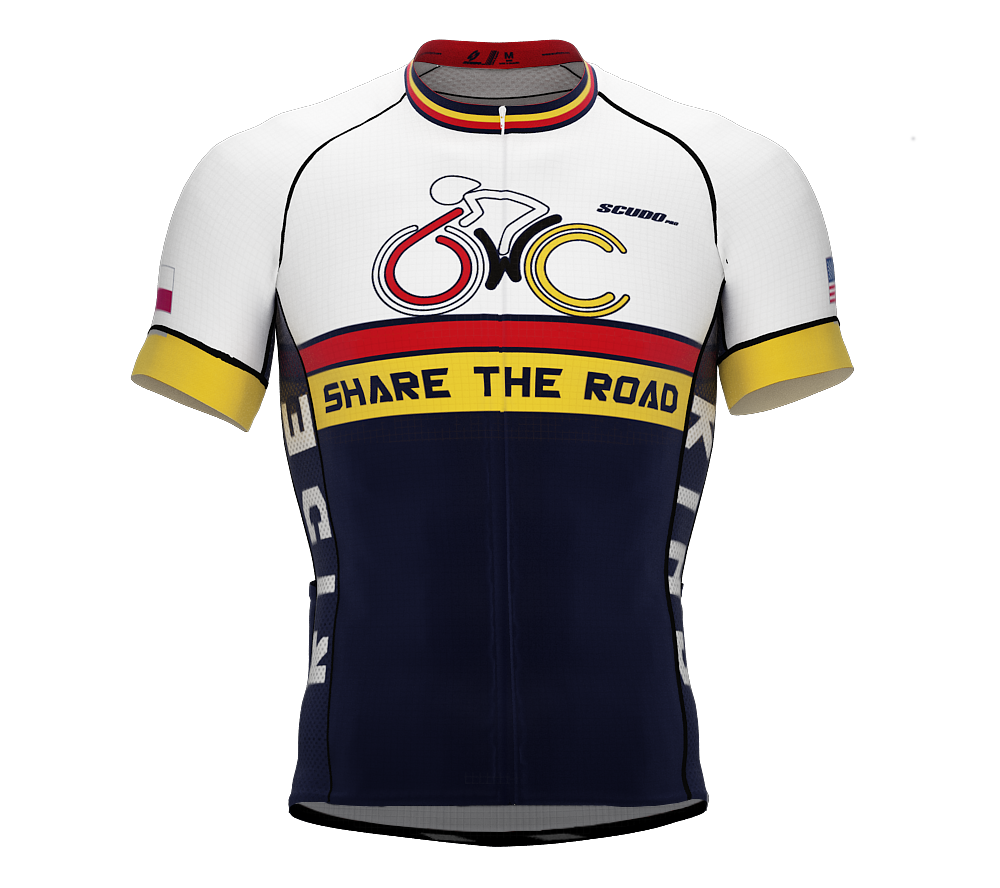 6WC Short Sleeve Cycling PRO Jersey for Men and Women