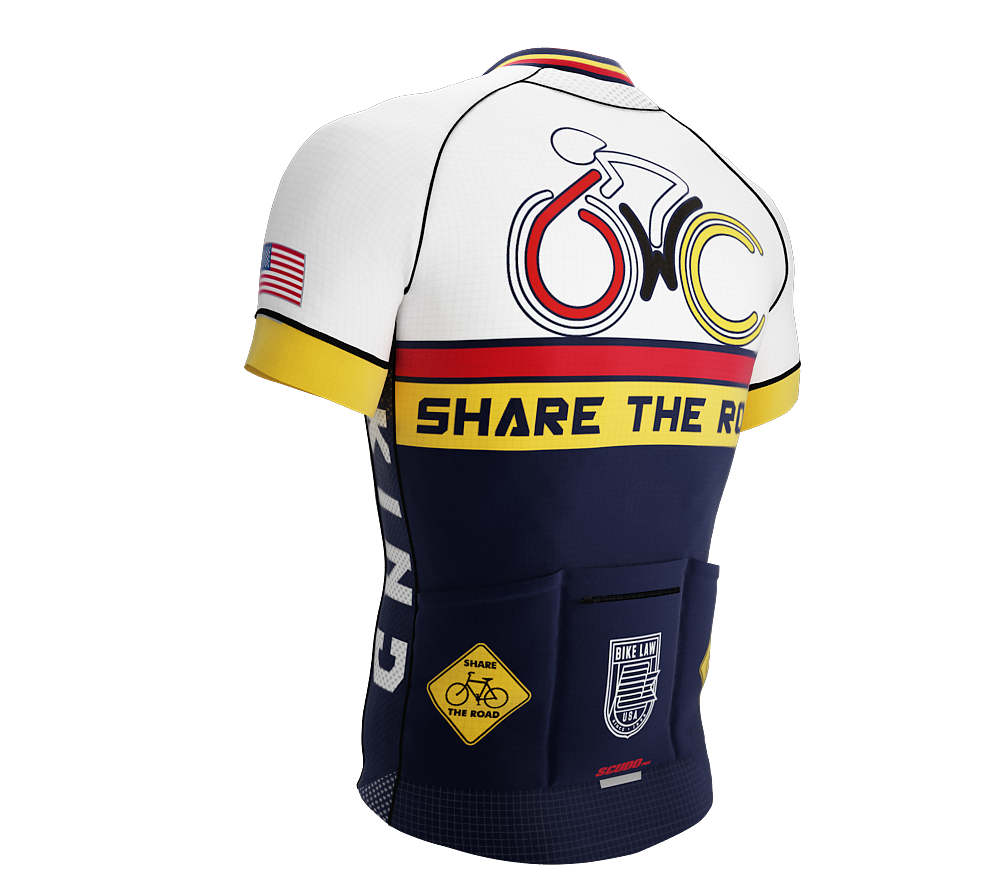 6WC Short Sleeve Cycling PRO Jersey for Men and Women